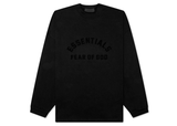 Fear of God Essentials Long Sleeve Jet Black (FW23)
