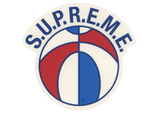 Supreme Basketball Sticker