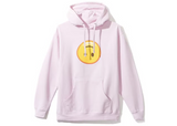 Anti Social Social Club Upside Down Smile Hoodie Pink