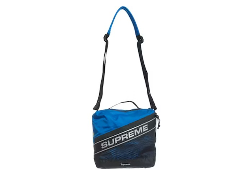 Supreme Logo Shoulder Bag Blue (FW23)