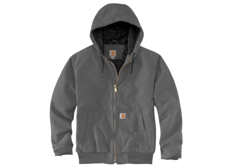 Carhartt Loose Fit Flannel Lined Jacket Grey