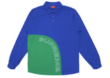 Supreme Corner Arc L/S Polo Royal