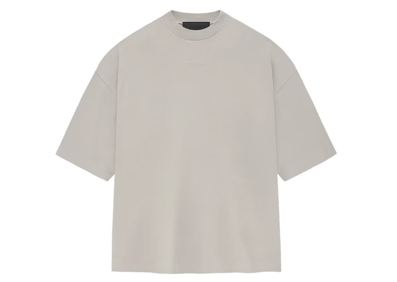 Fear of God Essentials Kids T-Shirt Silver Cloud (FW23)