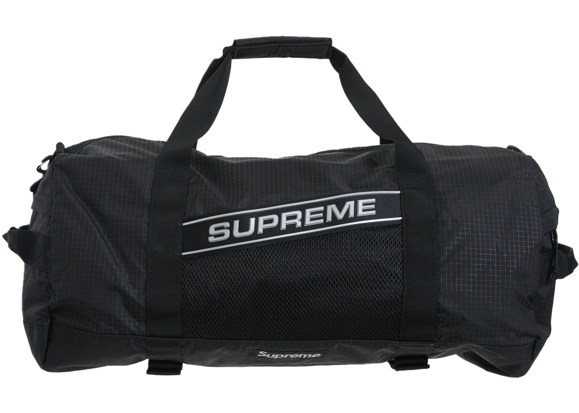 Supreme Logo Duffle Bag Black