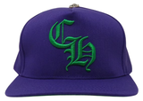 Chrome Hearts Snapback Hat Purple Green