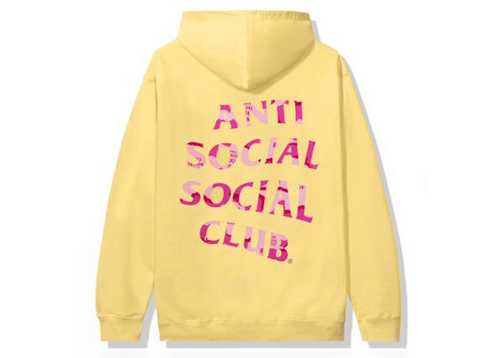 Anti Social Social Club Plain Sight Hoodie Yellow