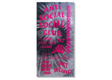 Anti Social Social Club Identity Crisis Towel Black Tie Dye
